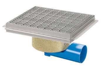 Afvoerput | RVS | 75l/min | 300 x 300 mm HorecaTraders, Verzenden, Nieuw in verpakking