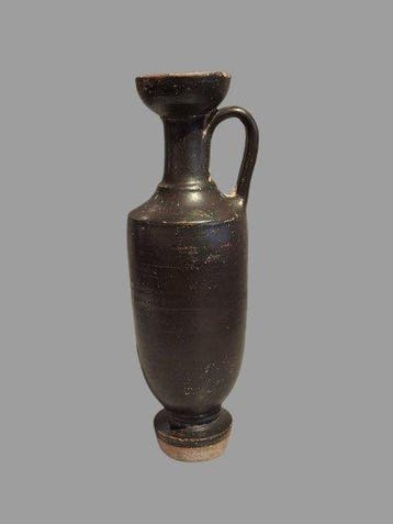 Oud-Grieks, Magna Graecia Keramiek Lekythos - 14 cm