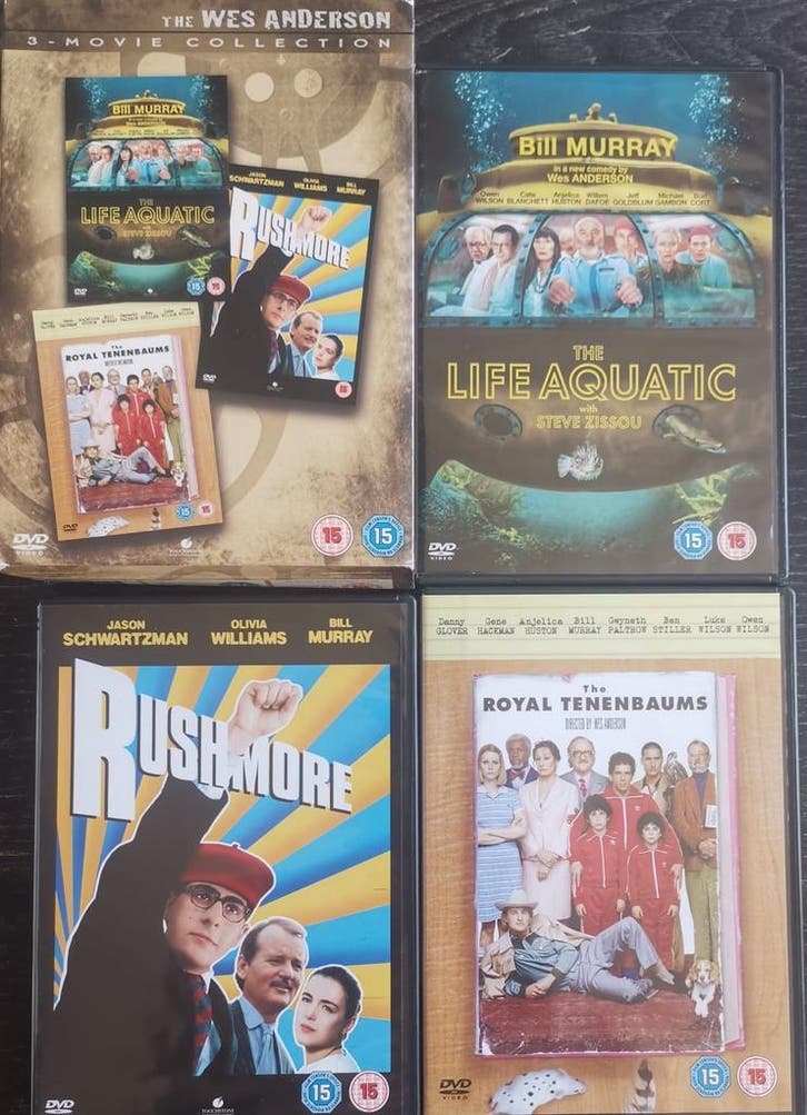 Wes Anderson - 3 films -                    Gratis verzenden, Cd's en Dvd's, Dvd's | Tv en Series, Nieuw in verpakking, Boxset