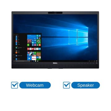 Dell P2418HZM Monitor met Webcam &amp; Speakers  Zonder voet, Ophalen of Verzenden, Gebruikt, 5 ms of meer, Dell