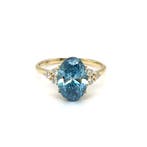 Zonder minimumprijs - Ring - 14 karaat Geel goud - 3.33ct., Nieuw