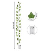 Kunst Klimop Slinger met LED – Ivy Guirlande Decoratie, Verzenden, Nieuw