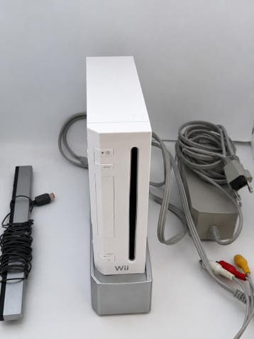 Wii Spelcomputer Wit 2e Model RVL-101 versie met alle Kabels, Verzenden, Nieuw