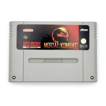Mortal Kombat - Super Nintendo (SNES) - Cartridge - PAL (NO…, Ophalen of Verzenden, Zo goed als nieuw