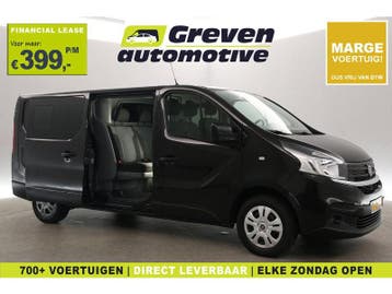Fiat Talento 1.6 MJ L2H1 | Marge | DC | 6 Zits | Airco |, Euro 6, Zwart, Nieuw, Fiat