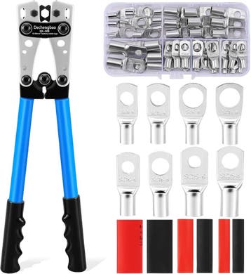 Accukabel Krimptang Set 6-50mm | Tweedekansje | OP=OP, Ophalen of Verzenden, Zo goed als nieuw