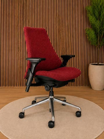 Refurbished Herman Miller Bureaustoel Rood - Als Nieuw!, Verzenden, Zo goed als nieuw, Bureaustoel, Rood