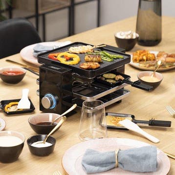 Princess Gourmetstel 162915 - Raclette Piano Black 4, Verzenden, Nieuw
