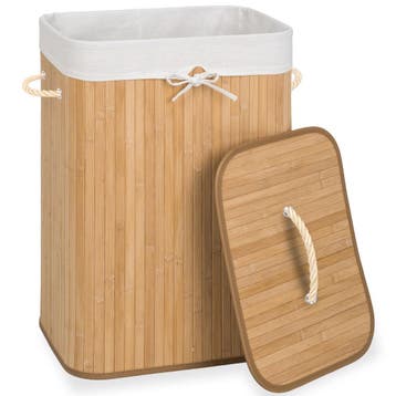 Wasmand incl. waszak - 72 L, beige, Verzenden, Nieuw