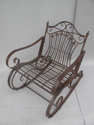 Tuinmeubelset - Gietijzer - Schommelstoel