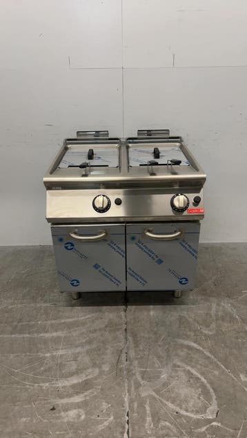 RVS Gastro M GM70/80 FRGS Dubbele friteuse 2 x 13 liter 24, Ophalen of Verzenden, Nieuw zonder verpakking