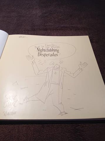 Serge Clerc - Nightclubbing Desperados + dédicace - C +, Nieuw