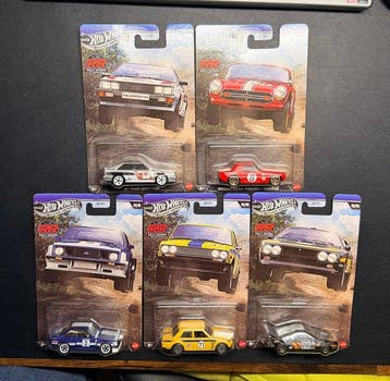 Hot Wheels 1:64 - Modelauto (5) - Hot Wheels Silver Series, Nieuw