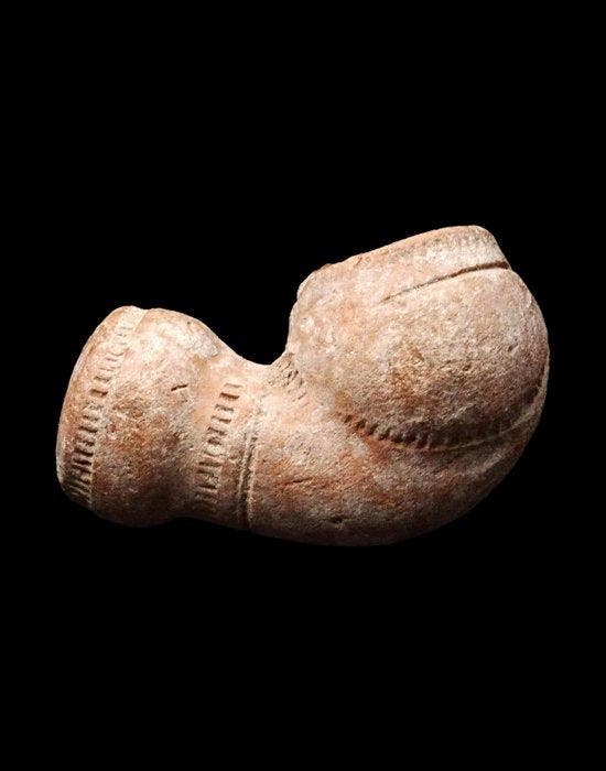 Oud-Romeins - Zeldzame pijpenoven - 1e/2e eeuw na Christus., Verzamelen, Mineralen en Fossielen