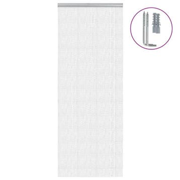 vidaXL Vliegengordijn kettingen 80x212 cm aluminium, Verzenden, Nieuw, Zilver