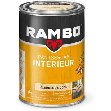 Rambo Pantserlak Interieur - Koloniaal teak 0769 Mat Tran..., Overige kleuren, Nieuw, Ophalen of Verzenden, Lak