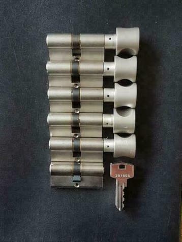 6 Gelijksluitende skg** 5 knop+1 zonder 6 genummerde sleutel, Verzenden, Nieuw, Koper of Messing, Slot