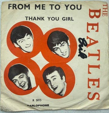 Beatles - From Me To You / Thank You Girl (Norway) – Orange, Nieuw in verpakking