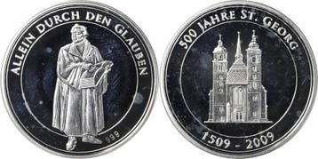 Zilver medaille 2009 Reformation-ereignisse en Jubilaeen, Postzegels en Munten, Penningen en Medailles, Verzenden
