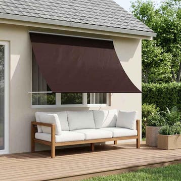 vidaXL Markies Bruin 250 x 150 cm 180 g / m² Polyester met, Verzenden, Nieuw