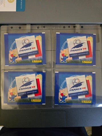 1998 Panini WC France 98 Original edition - 4 Pack -, Nieuw