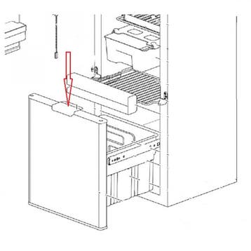 Thetford N3141 Koelkast Vergrendeling Groentebak, Nieuw