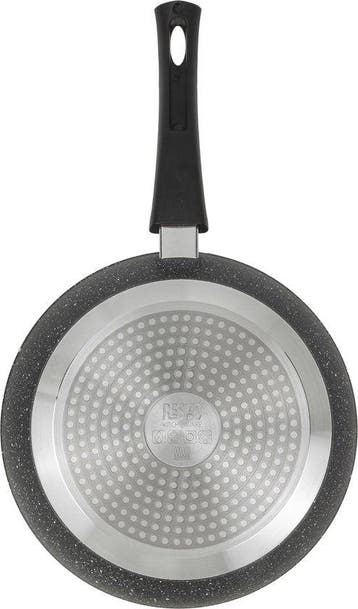 2dekans | Resto Leo Hapjespan – Ø26 cm – Gesmeed Aluminium –, Ophalen of Verzenden, Zo goed als nieuw