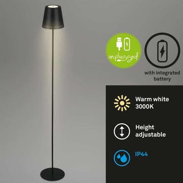 Briloner Leuchten KIKI LED vloerlamp metaal 3,5W 3-voudig, Huis en Inrichting, Ophalen of Verzenden, Zo goed als nieuw