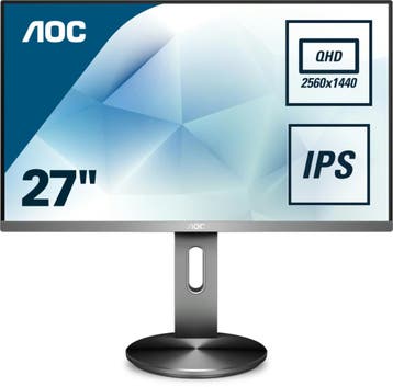AOC Q2790PQU 27 inch | Quad HD 2560 x 1440, Ophalen of Verzenden, Zo goed als nieuw, AOC