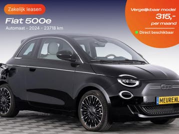 Fiat 500e | Zakelijk Leasen vanaf 174,- p/mnd, Nieuw, Financial lease, Lease, 500E