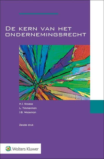 De kern van het ondernemingsrecht, 9789013164336, Verzenden, Zo goed als nieuw, HBO