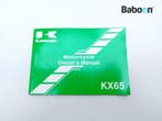 Instructie Boek Kawasaki KX 65 2000-2021 (99987-1102), Verzenden, Gebruikt