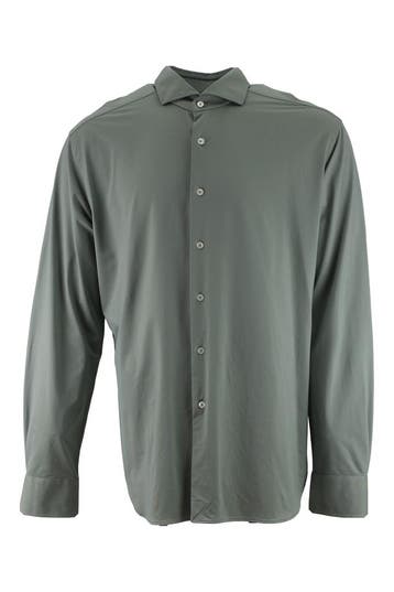 Xacus Overhemd in maat 45 Groen, Verzenden, Zo goed als nieuw, Overige kleuren, Xacus