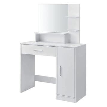 Cosmetica tafel | Wit | 53% Korting | Tweedekansje, Overige materialen, 100 tot 150 cm, Zo goed als nieuw, Modern