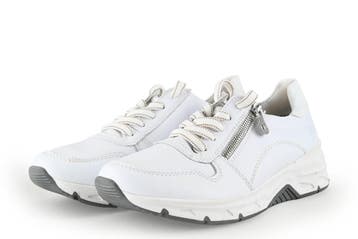 Rieker Veterschoenen in maat 38 Wit, Kleding | Dames, Schoenen, Verzenden, Wit, Overige typen, Zo goed als nieuw