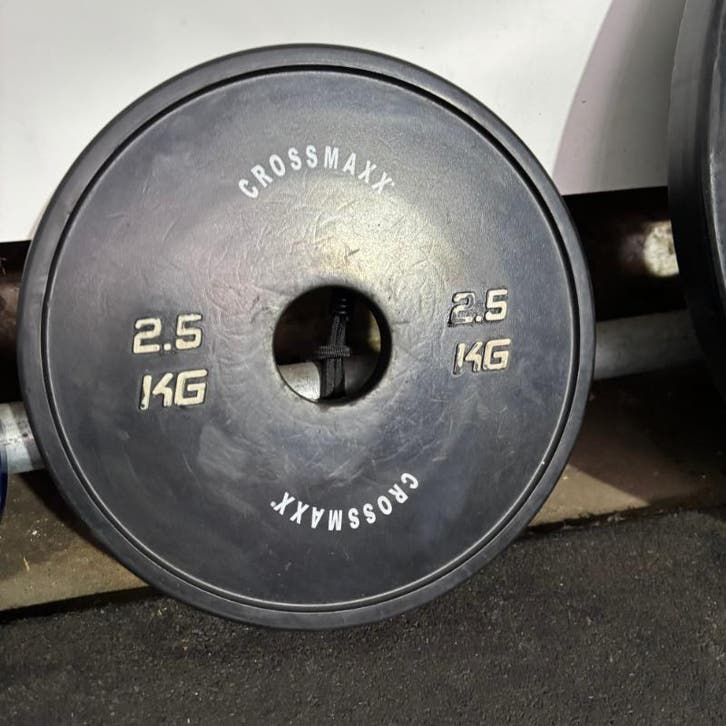 Lifemaxx - Crossmaxx - Halterschijven - Bumper Plates - 1,5, Sport en Fitness, Fitnessmaterialen, Overige typen, Ophalen of Verzenden
