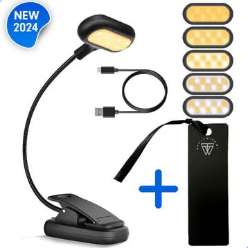 Leeslamp - Bureaulamp - Leeslampje voor boek - Klemlamp -, Ophalen of Verzenden, Zo goed als nieuw