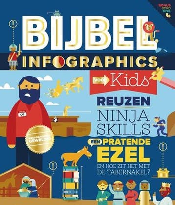 Bijbel infographics voor kids | 9789033835964 |, Zo goed als nieuw, Bijbel infographics voor kids | Ark Media | 
9789033835964