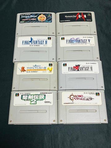Nintendo - Super Famicom (Japanese SNES) - 8 Japanese RPG, Nieuw