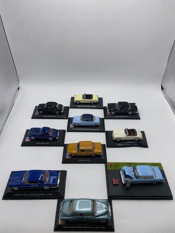 Altaya, IXO 1:43 - Modelauto (10) - Miniaturen van Simca &, Nieuw