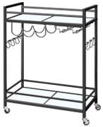 Hoppa! BC01BK031 Serveerwagen Zwart Van €39 Voor €15 NIEUW, Ophalen of Verzenden, Nieuw