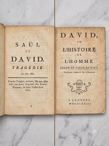 Peter Annet + Voltaire - David, ou lHistoire de lhomme