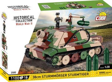 COBI 2585 38cm Sturmmörser Sturmtiger (Leger bouwsets), Verzenden, Nieuw