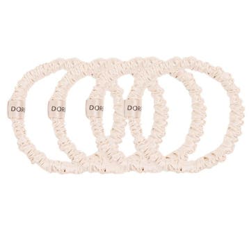 Dore & Rose Scrunchie Set Champagne - 4x1cm, Ophalen of Verzenden, Nieuw, Overige typen
