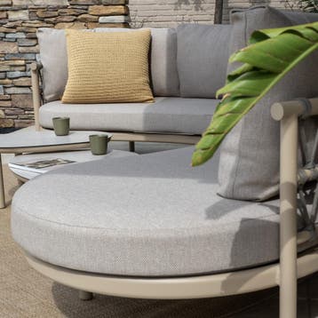 Demi Piacenza modulaire loungeset 4 delig keramiek latte, Ophalen of Verzenden, Nieuw