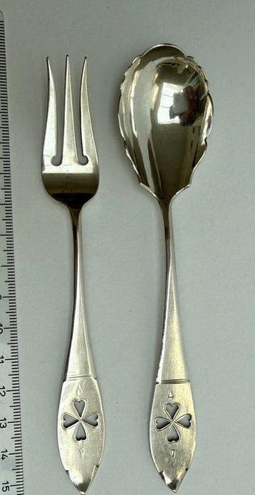 Hors doeuvre set (2) - Zilver - Diencouvert, Antiek en Kunst