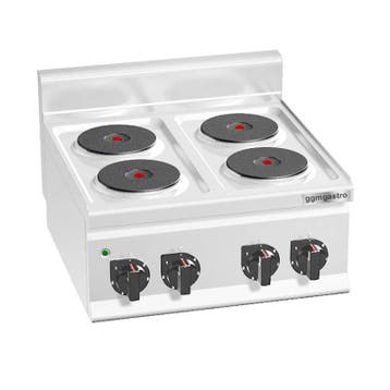 GGM Gastro | Elektrisch fornuis - LORENZO 600 - 600x600mm -, Verzenden, Nieuw, Inbouw