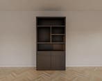 123Kast - vakkenkast Mendoza 02 - 120x35x220H cm - 2 push to, Verzenden, Nieuw