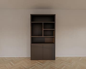 123Kast - vakkenkast Mendoza 02 - 120x35x220H cm - 2 push to, Verzenden, Nieuw