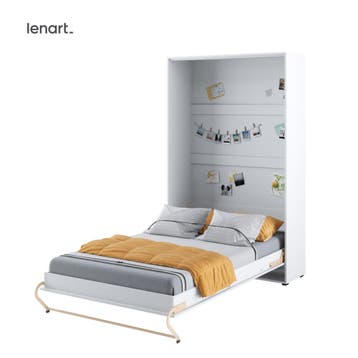 Lenart Bed Concept Pro Verticaal Opklapbed 120x200 - Wit, Nieuw
